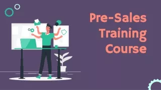 Pre-Sales Training Course