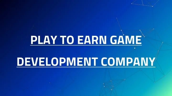 play to earn game development company