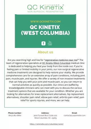 QC Kinetix (West Columbia)