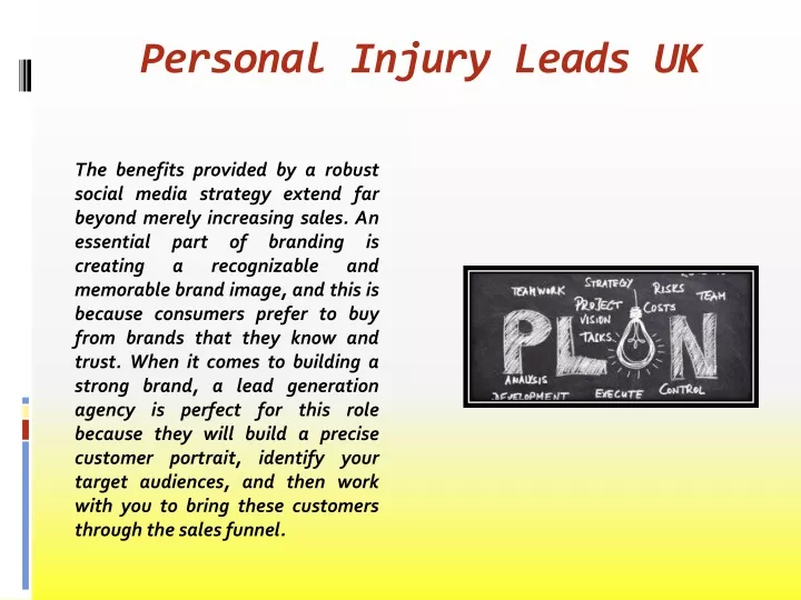 personal injury leads uk