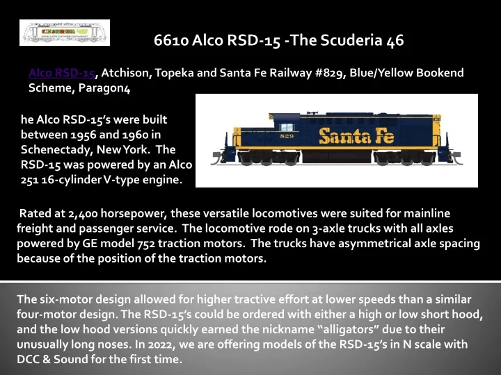 6610 alco rsd 15 the scuderia 46
