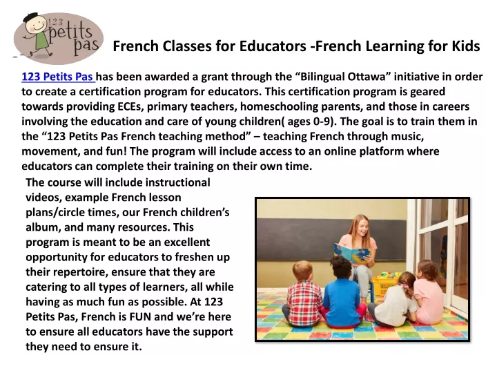 french classes for educators french learning