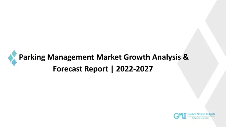 parking management market growth analysis
