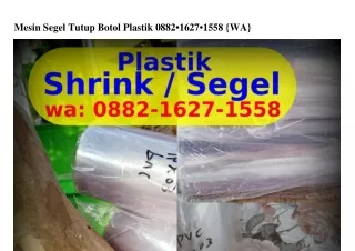 Mesin Segel Tutup Botol Plastik ౦88ᒿ-1Ϭᒿ7-1558[WA]