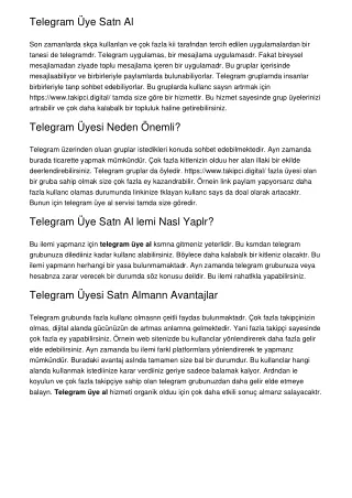 telegram ye satn al son zamanlarda sk a kullanlan