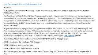 https www dope review com pdf dynamo review what