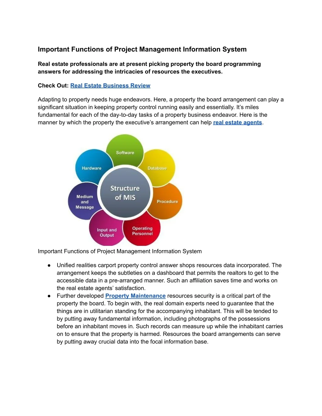 PPT - Important Functions of Project Management Information System ...