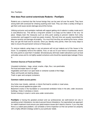 site pestoptix how does pest control exterminate