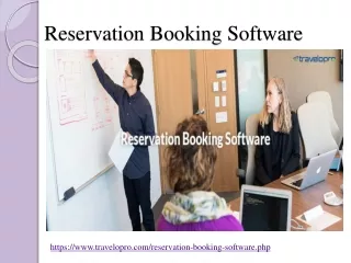 reservation booking software