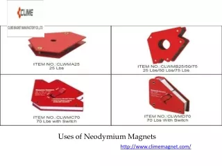 uses of neodymium magnets