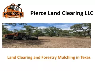 Pierce Land Clearing LLC: Site Prep, Cedar Clearing in Hamilton County