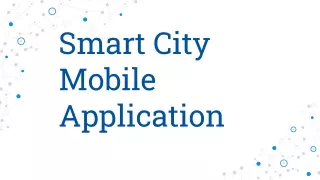 smart city mobile application