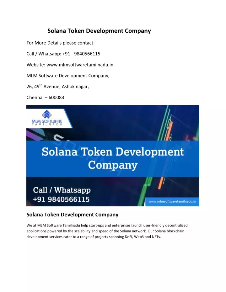 solana token development company