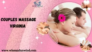 Get a great  couples massage in Virginia beach