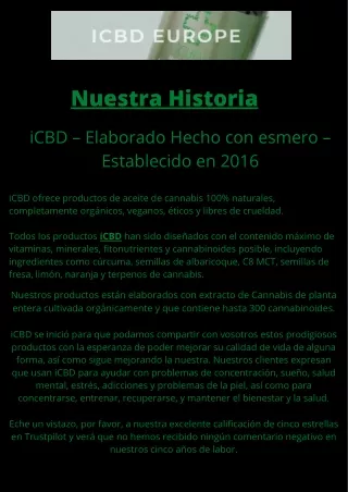 Compre productos de CBD en línea | iCBD Global