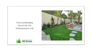 Finest Landscaping Services By Our Professionals In UAE