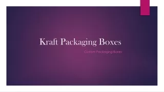 kraft packaging boxes