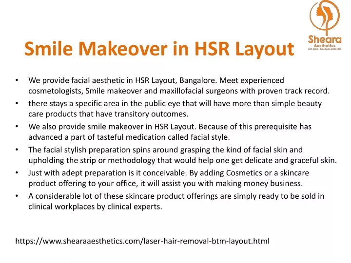 smile makeover in hsr layout