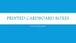 printed cardboard boxes