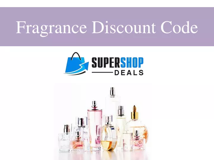 fragrance discount code
