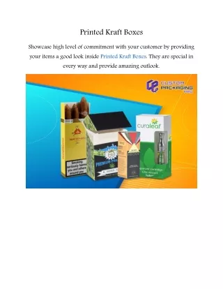 printed kraft boxes