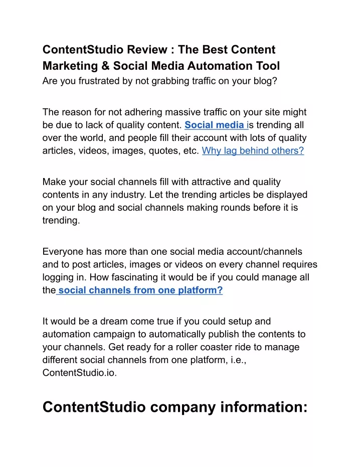 contentstudio review the best content marketing