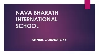 nava bharath international school