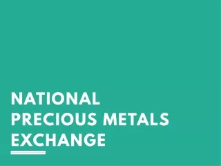National Precious Metals Exchange