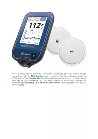 we are providing a device that controls your