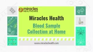 Blood Sample Collection at Home