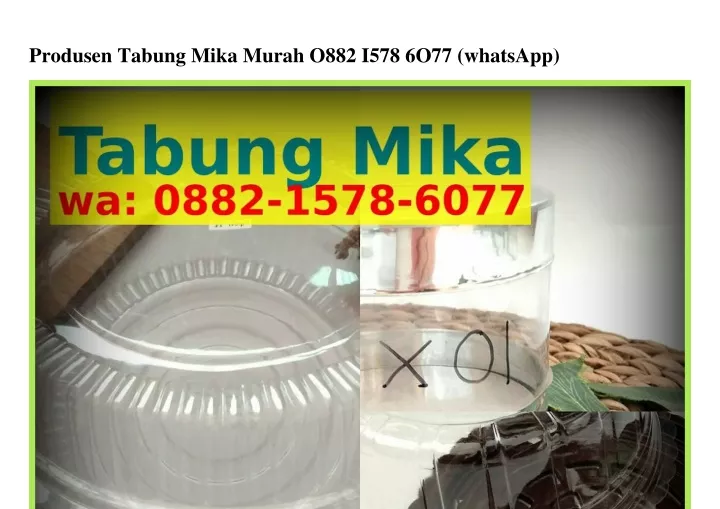produsen tabung mika murah o882 i578 6o77 whatsapp