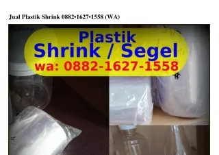 Jual Plastik Shrink