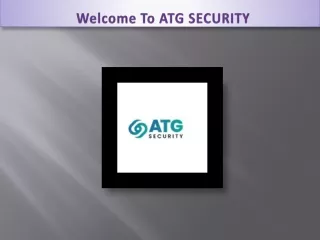 welcome to atg security