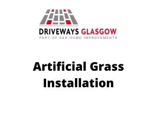 Artificial Grass Installation