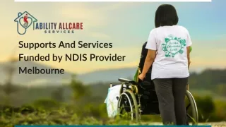 NDIS provides Melbourne
