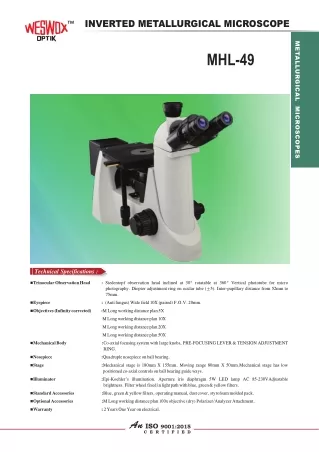 inverted metallurgical microscope