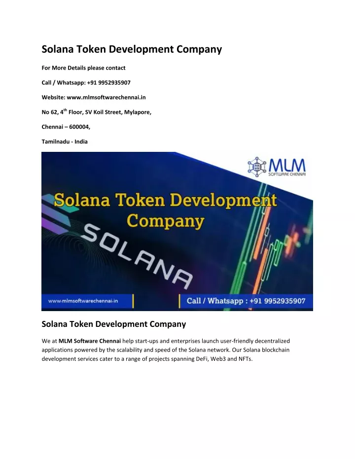 solana token development company