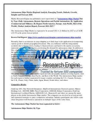 Autonomous Ships Market