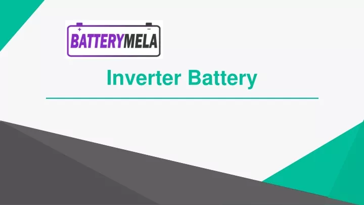 inverter battery