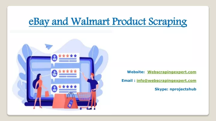 ebay and walmart product scraping