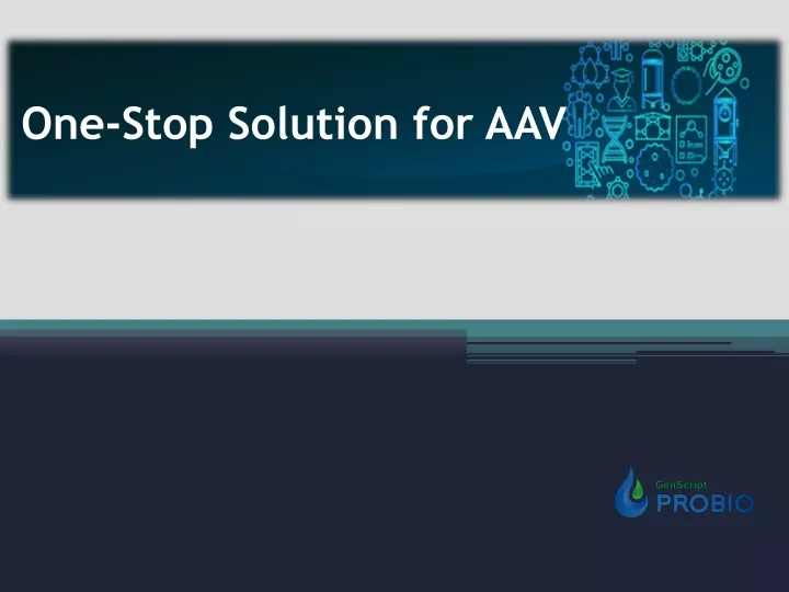 one stop solution for aav