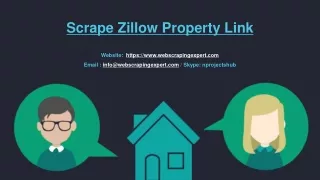 scrape zillow property link
