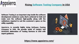 rising software testing company in usa
