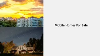 mobile homes for sale