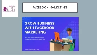 Benefits of Facebook marketing