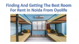 Get The Best Room For Rent In Noida