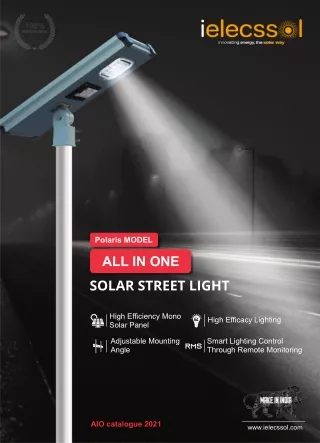 ielecssol all in one solar street light