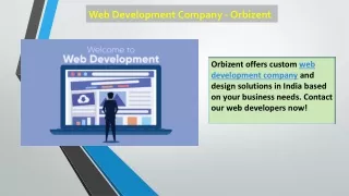 Web Development Company - Orbizent
