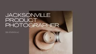 Jacksonville Product Photographer