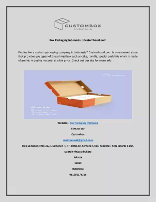 box packaging indonesia customboxid com